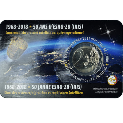 Belgia, 
            
               2 Euro, 
            
               Satellite ESRO-2B