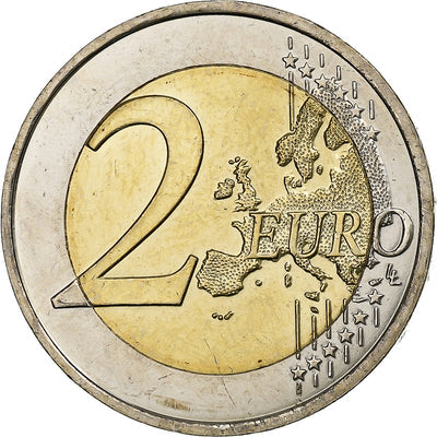 Francja, 
            
               2 Euro, 
            
               Construction de la paix