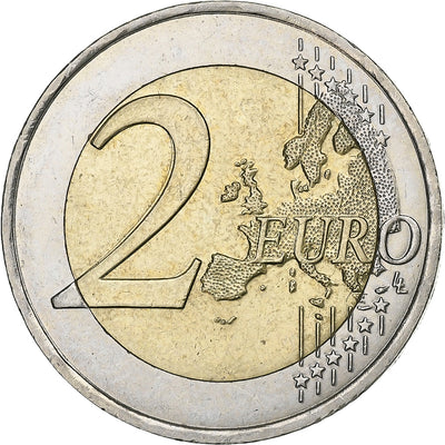 Francja, 
            
               2 Euro, 
            
               Centenaire du décès d'Auguste Rodin