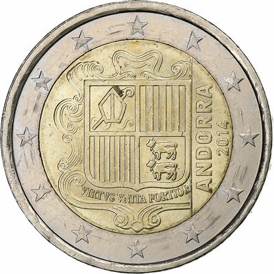 Andorra, 
            
               2 Euro, 
            
               2014