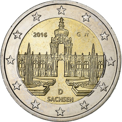 Niemcy, 
            
               2 Euro, 
            
               2016