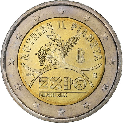 Włochy, 
            
               2 Euro, 
            
               2015