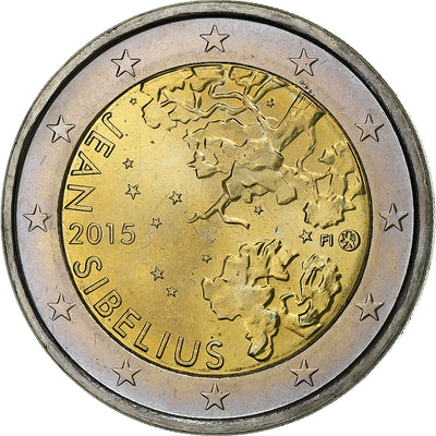 Finlandia, 
            
               2 Euro, 
            
               Jean Sibelius