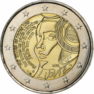 Francja, 
            
               2 Euro, 
            
               2015