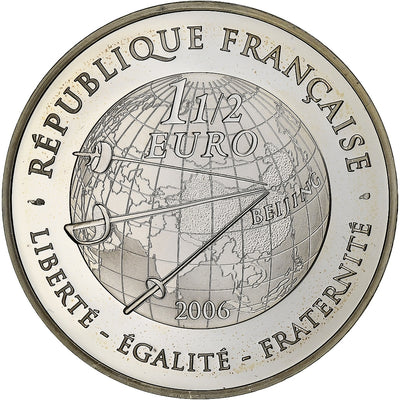 Francja, 
            
               1-1/2 Euro, 
            
               Escrime - Jeux d'été