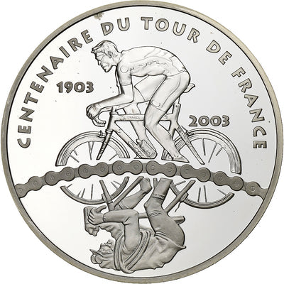 Francja, 
            
               1 1/2 Euro, 
            
               Centenaire du tour de France