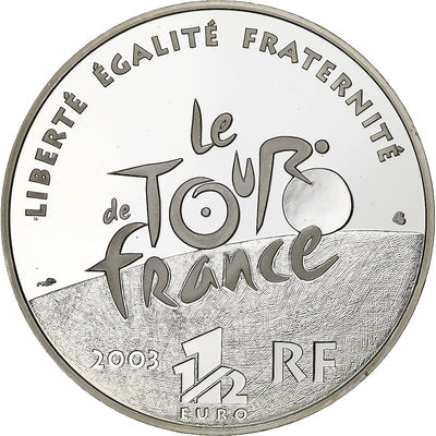 Francja, 
            
               1 1/2 Euro, 
            
               Centenaire du tour de France