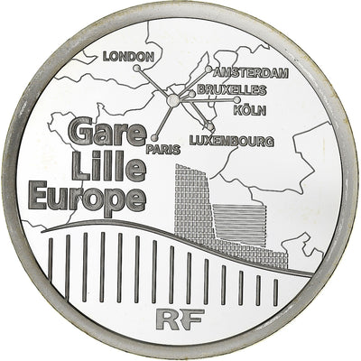 Francja, 
            
               10 Euro, 
            
               gare Lille Europe TGV