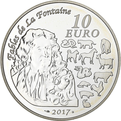 Francja, 
            
               10 Euro, 
            
               année du coq