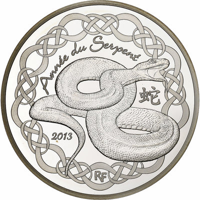 Francja, 
            
               10 Euro, 
            
               année du serpent