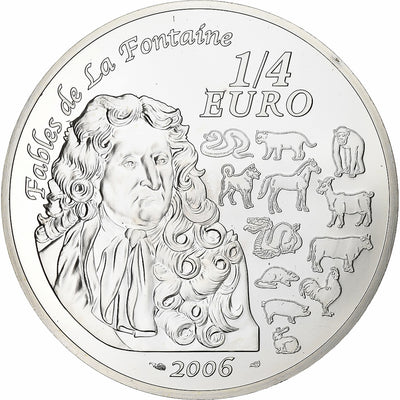 Francja, 
            
               1/4 Euro, 
            
               Année du Chien