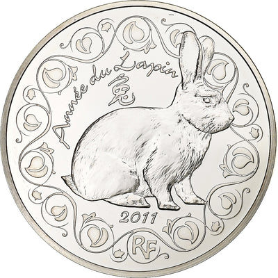 Francja, 
            
               5 Euro, 
            
               Année du lapin