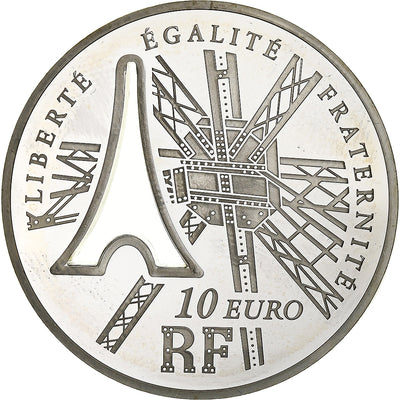 Francja, 
            
               10 Euro, 
            
               Gustave Eiffel