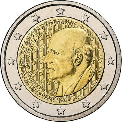 Grecja, 
            
               2 Euro, 
            
               Dimitris Mitropoulos