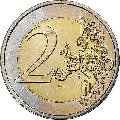 Luksemburg, 
            
               2 Euro, 
            
               Henri I Accession of Charlotte