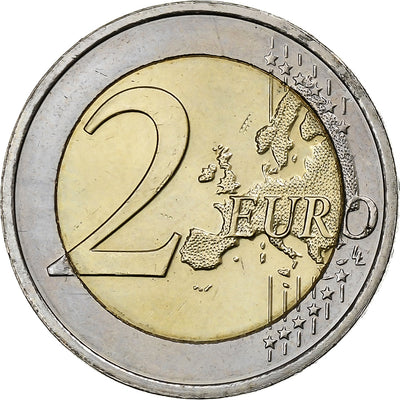 Luksemburg, 
            
               2 Euro, 
            
               30 Years of European Union Flag