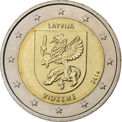 Łotwa, 
            
               2 Euro, 
            
               Vidzeme