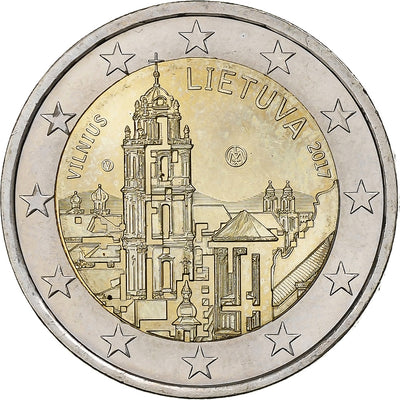 Litwa, 
            
               2 Euro, 
            
               Vilnius — capital of culture and art