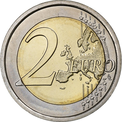 Słowenia, 
            
               2 Euro, 
            
               30 Years of European Union Flag