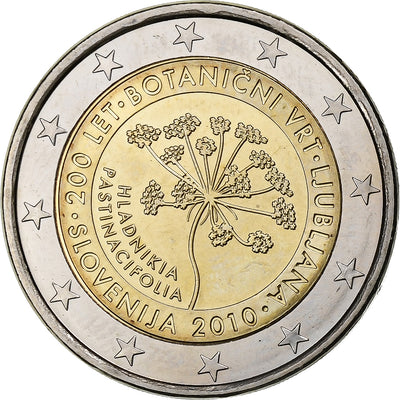 Słowenia, 
            
               2 Euro, 
            
               Ljubljana Botanical Garden