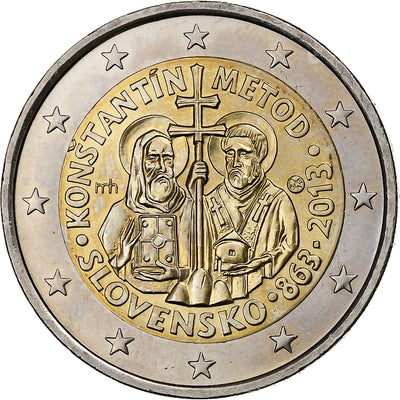 Słowacja, 
            
               2 Euro, 
            
               Constantine and Methodius