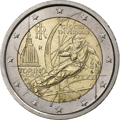 Włochy, 
            
               2 Euro, 
            
               2006 Winter Olympics - Turin