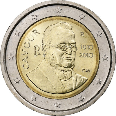 Włochy, 
            
               2 Euro, 
            
               Count of Cavour