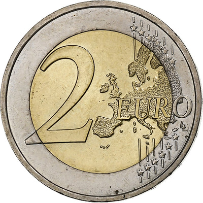 Francja, 
            
               2 Euro, 
            
               10 Years of EMU