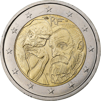 Francja, 
            
               2 Euro, 
            
               Auguste Rodin