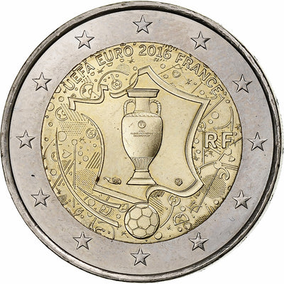 Francja, 
            
               2 Euro, 
            
               EURO 2016 Football Championship