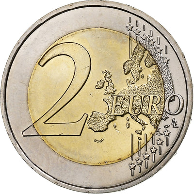 Francja, 
            
               2 Euro, 
            
               30 Years of European Union Flag