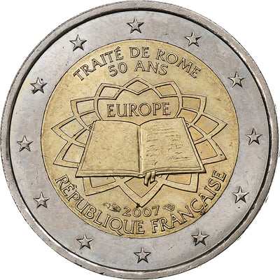 Francja, 
            
               2 Euro, 
            
               Treaty of Rome