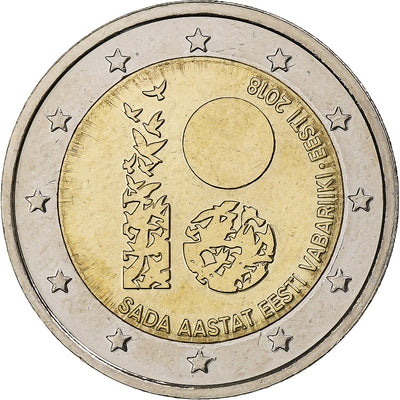 Estonia, 
            
               2 Euro, 
            
               Independence of Estonia