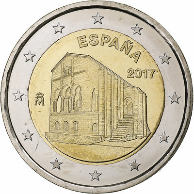 Hiszpania, 
            
               2 Euro, 
            
               Churches of the Kingdom of Asturias