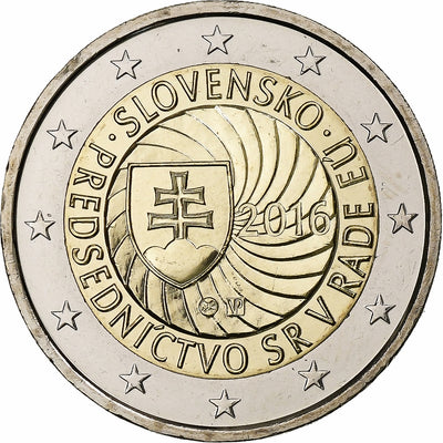 Słowacja, 
            
               2 Euro, 
            
               Slovak Presidency of the Council of the European Union