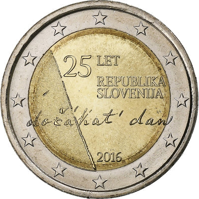 Słowenia, 
            
               2 Euro, 
            
               Independence