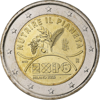 Włochy, 
            
               2 Euro, 
            
               Expo Milano 2015