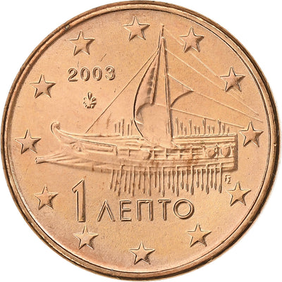 Grecja, 
            
               Euro Cent, 
            
               2003