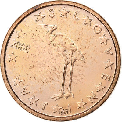 Słowenia, 
            
               Euro Cent, 
            
               2008