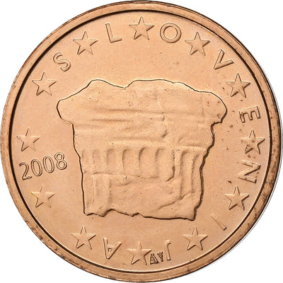 Słowenia, 
            
               2 Euro Cent, 
            
               2008