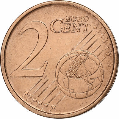 Hiszpania, 
            
               2 Euro Cent, 
            
               2001