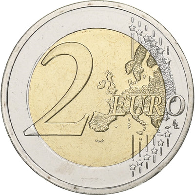 Grecja, 
            
               2 Euro, 
            
               30 ans   Drapeau européen