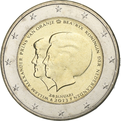 Holandia, 
            
               2 Euro, 
            
               Abdication de la Reine Béatrix