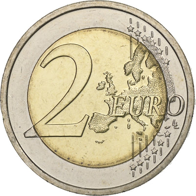 Irlandia, 
            
               2 Euro, 
            
               Drapeau européen