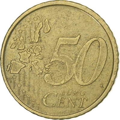 Hiszpania, 
            
               50 Euro Cent, 
            
               2001