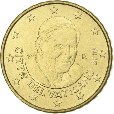 PAŃSTWO WATYKAŃSKIE, 
            
               Benedict XVI, 
            
               10 Euro Cent