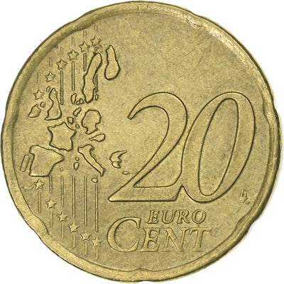 Grecja, 
            
               20 Euro Cent, 
            
               2002