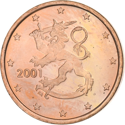 Finlandia, 
            
               Euro Cent, 
            
               2001