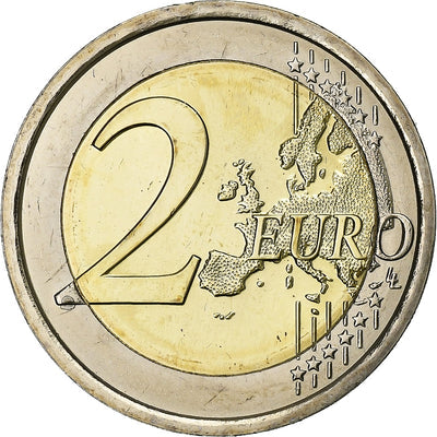 Słowenia, 
            
               2 Euro, 
            
               Drapeau européen