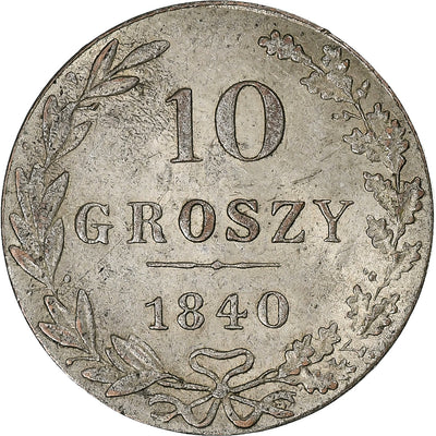 Polska, 
            
               Nicholas I, 
            
               10 Groszy